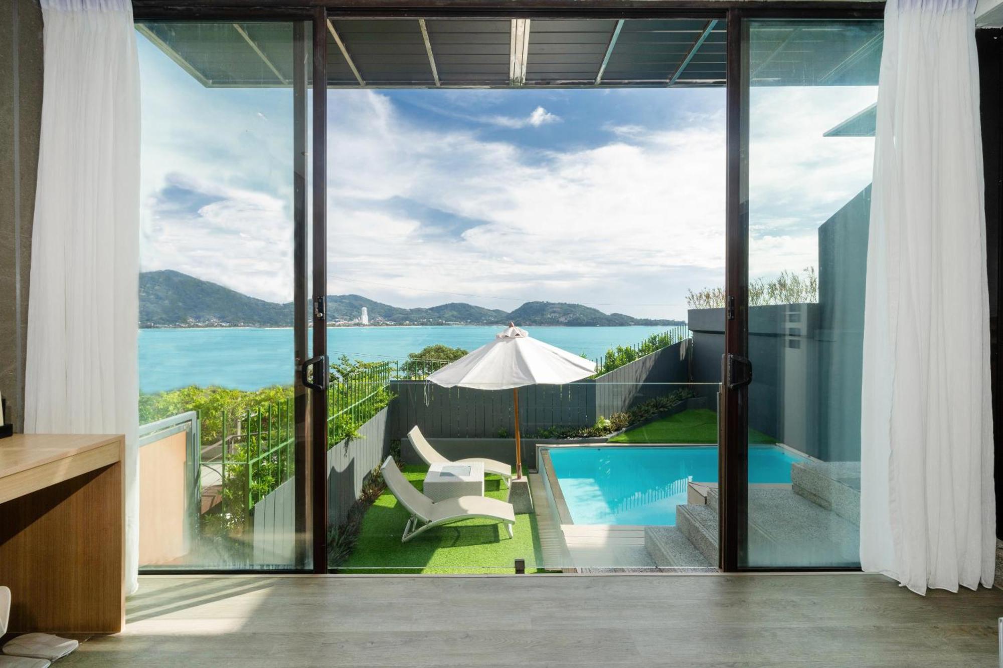 Indochine Resort&Villas - SHA Extra Plus Patong Exterior foto View from a suite at the resort