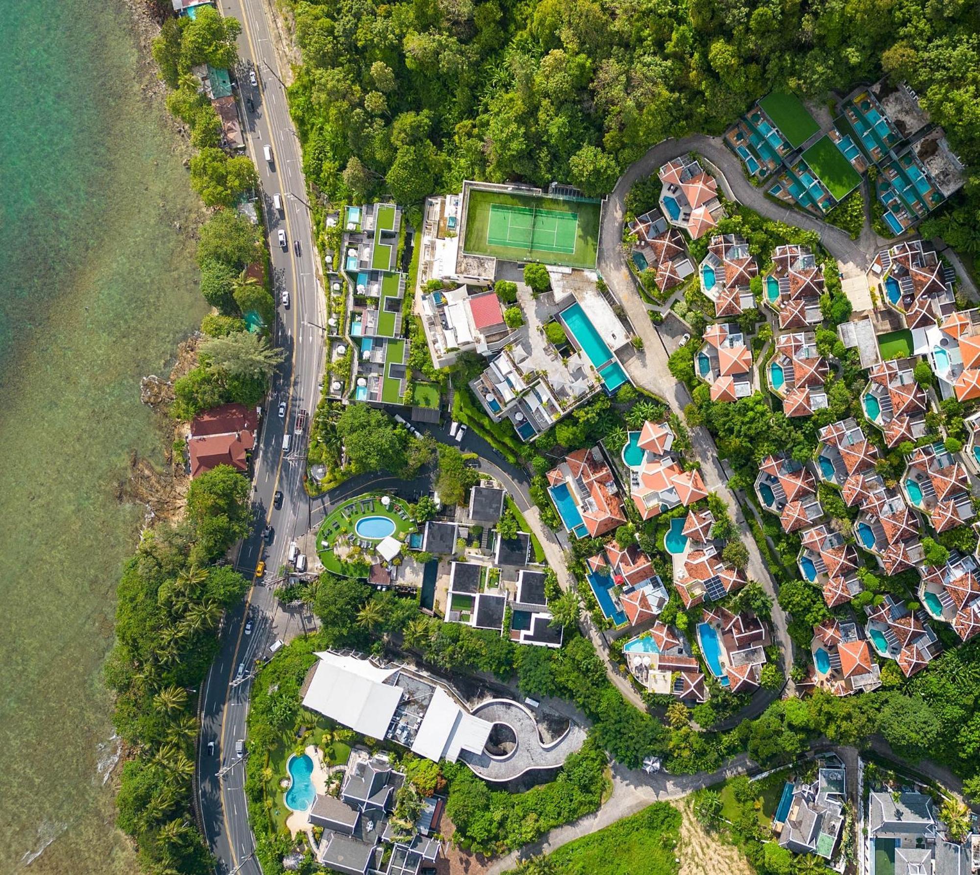 Indochine Resort&Villas - SHA Extra Plus Patong Exterior foto Aerial view of the resort